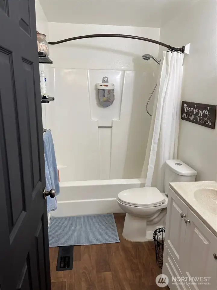 Hallway bathroom