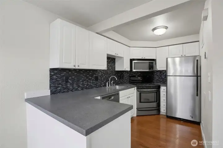 Stainless Steel appliances.