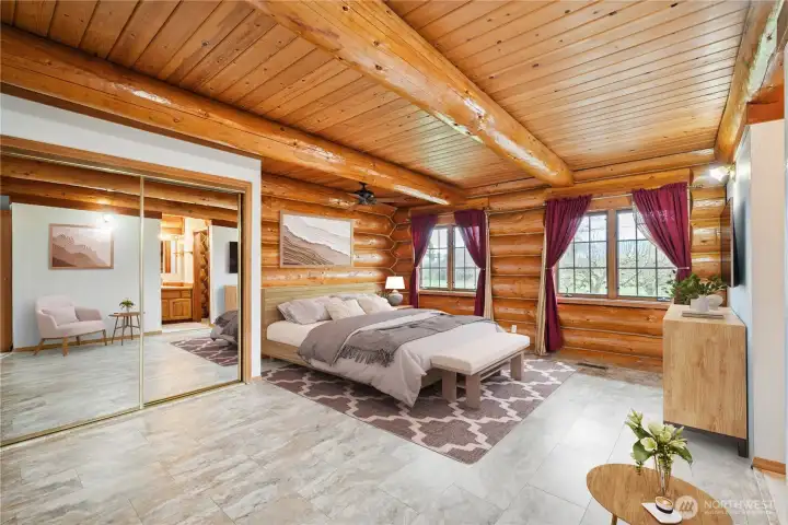 Virtually Staged First Floor Primary