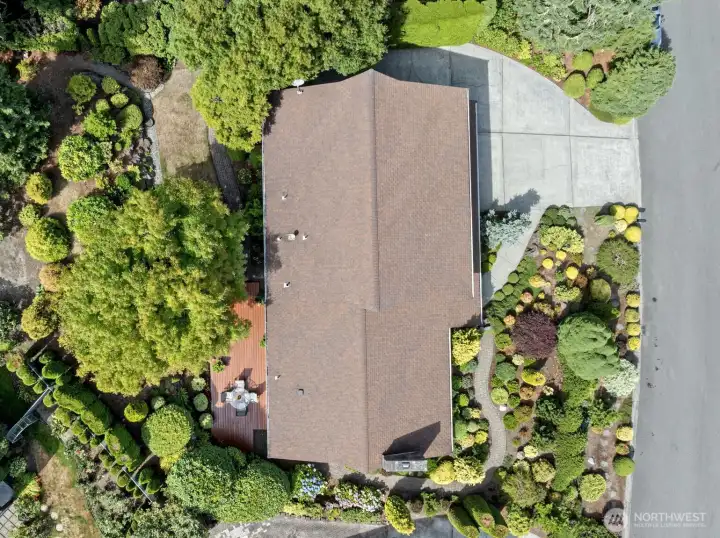 Aerial photo of home