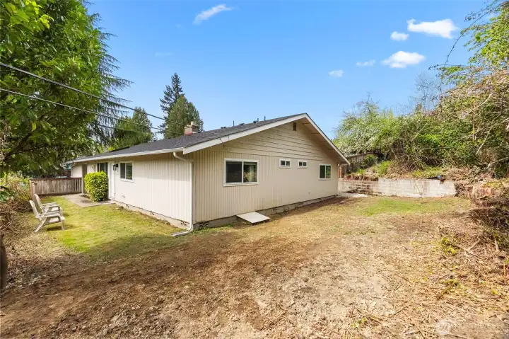 Outdoor space for the tenants.