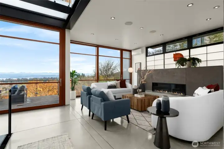 Look really closely and you can see Downtown Bellevue