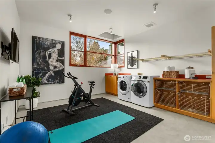Laundry room, gym or whatever you want it to be.