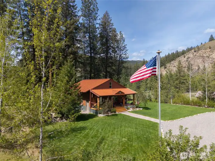 Over six acres of property in the heart of the Twisp River Valley.