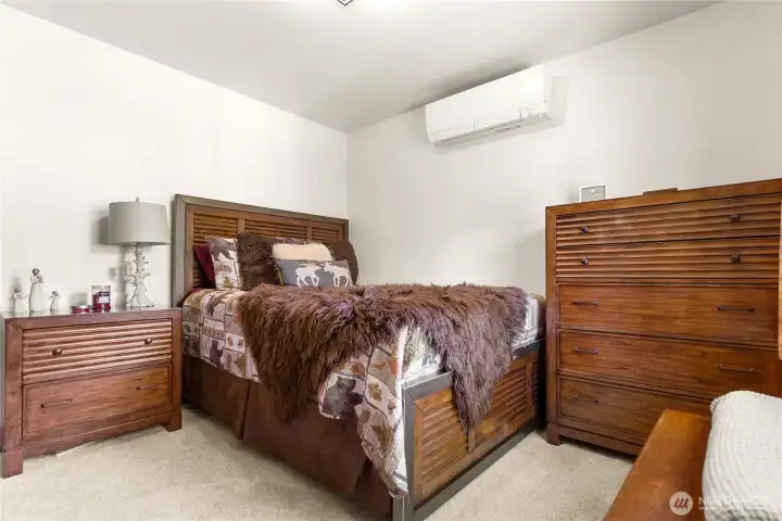 Primary suite includes a mini split for warmth and air conditioning.