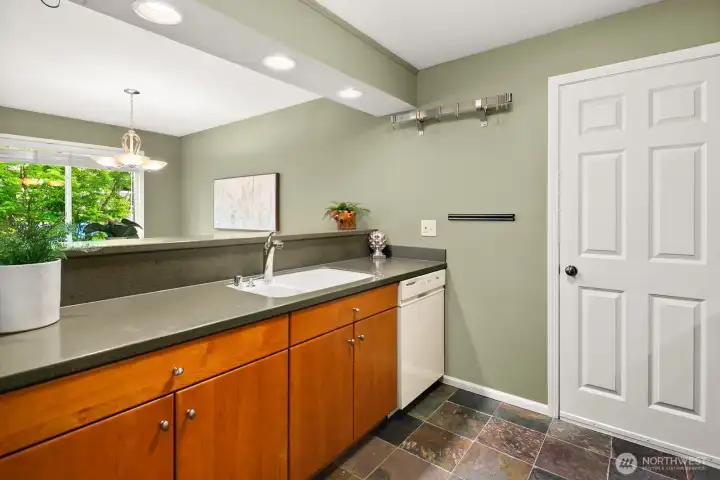 Open concept living/dining/kitchen