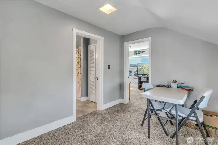 View from top of the stairs