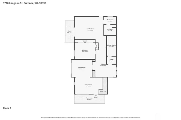 First floor floorplan