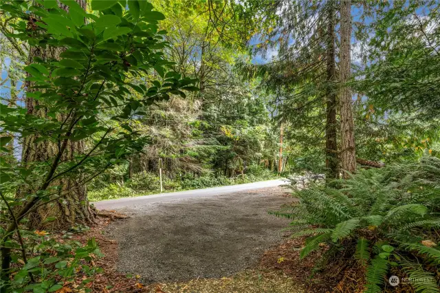 Exiting the trail and returning to parking off of Green Spot