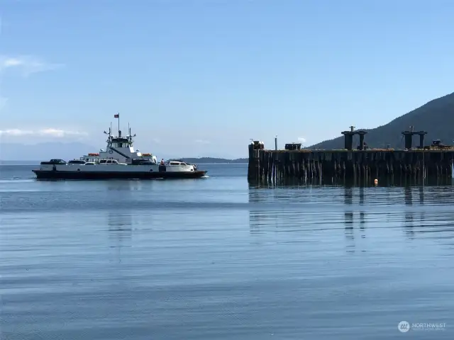 The Whatcom Chief approaching the dock