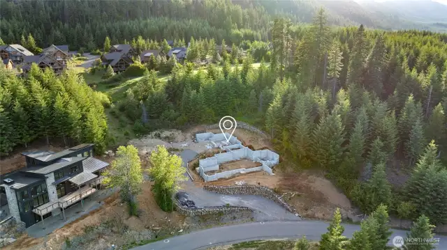 Gorgeous setting with elevated site.