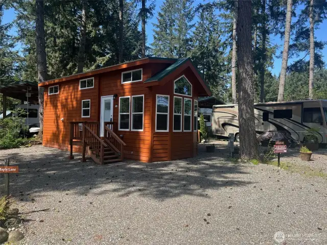 10 MAPLE NEW CABIN WITH LOFT!   PLENTY OF ROOM TO ADD SHED AND DECKING