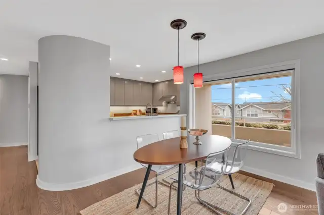 Roomy Dining room.