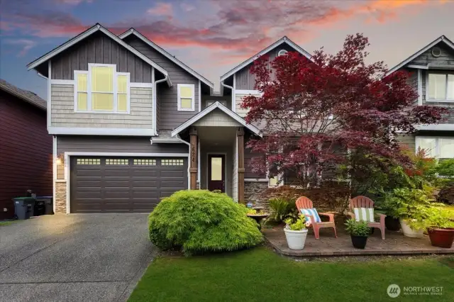 Beautiful home at twilight
