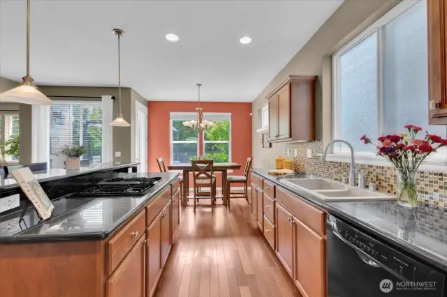 All kitchen appliances stay