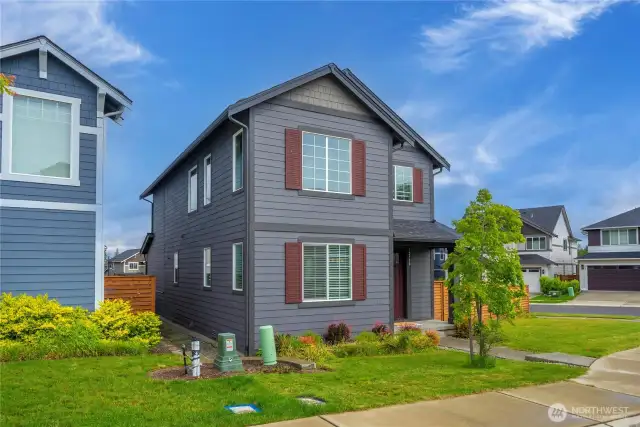 Front view of house.