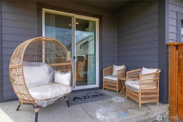 Back patio.