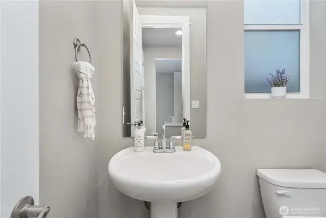 Half bath on main.