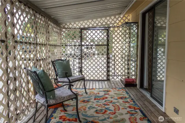 Covered porch