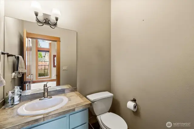 Main floor half bathroom