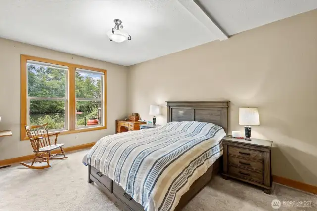 Views of the river out your bedroom window