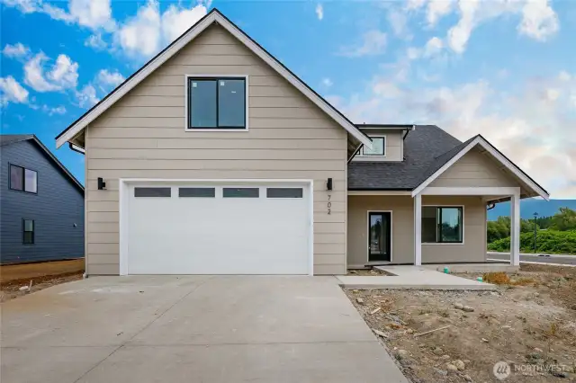 Actual home under construction on lot in Big Rock, Nooksack
