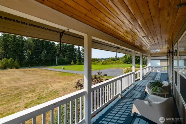 Wrap around front porch