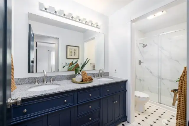 Full bathroom upstairs