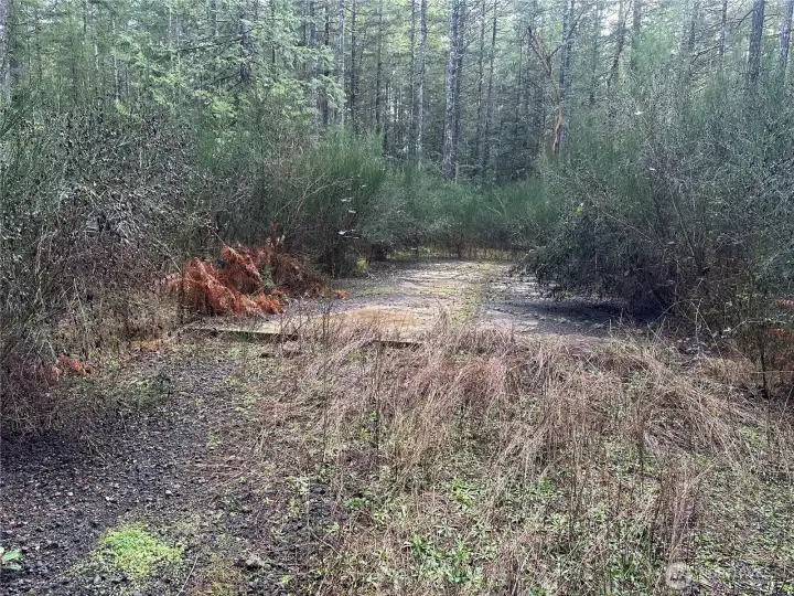 Concrete slab already poured,