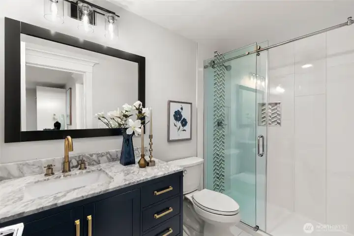 Main floor full bathroom.