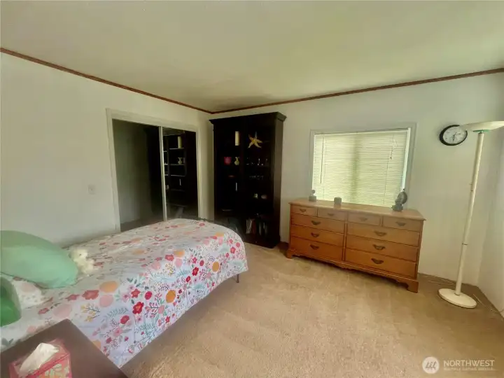 Addition is very spacious with huge closet big enough to add a 2nd bathroom or ????