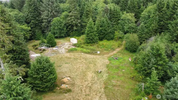 Potential building sites, with well and septic installed.