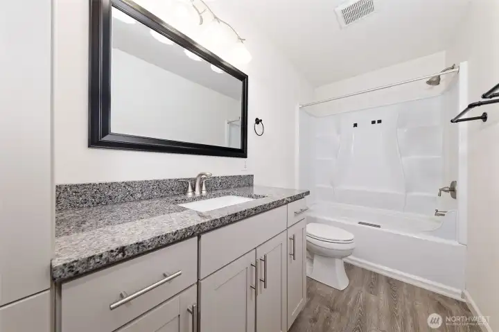 Hallway bathroom.