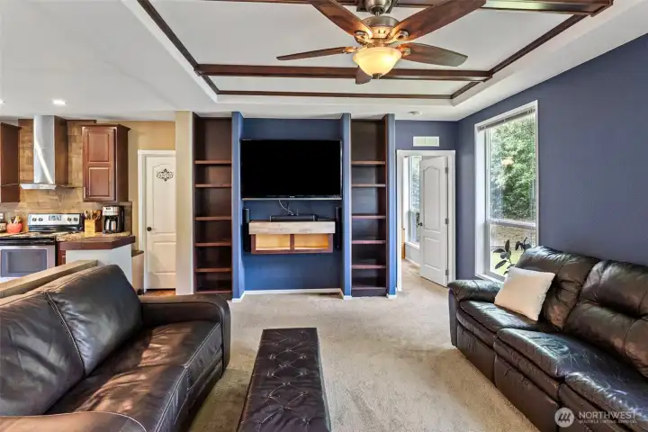 Living room TV comes with home