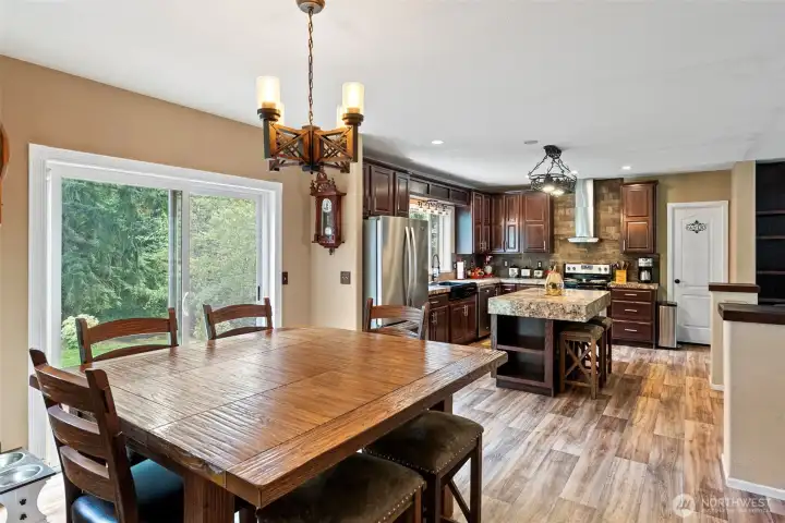 Dining space off Kitchen