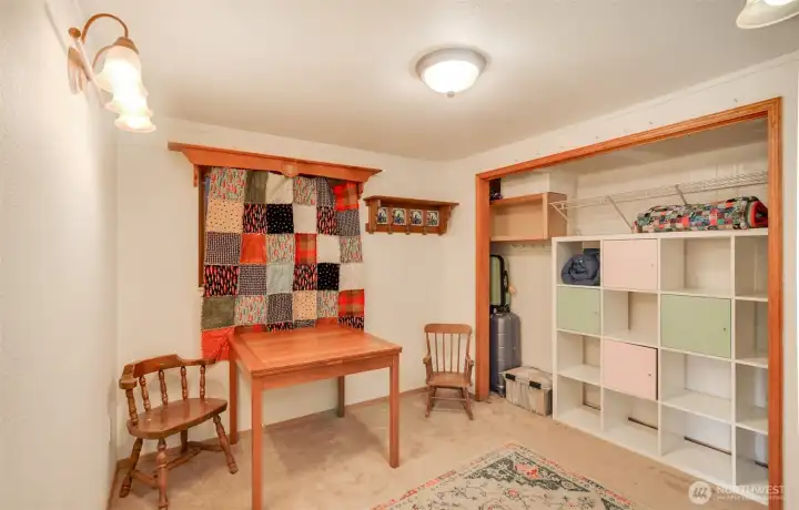 craft room and storage