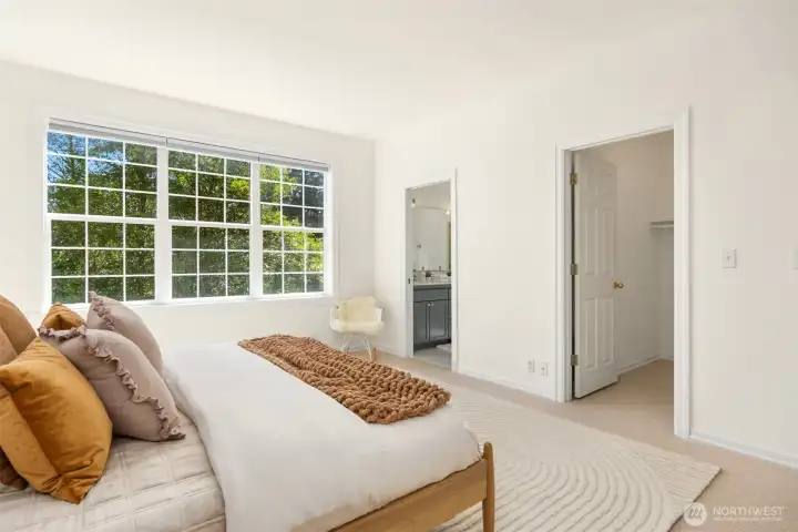 Primary Suite with large walk-in closet