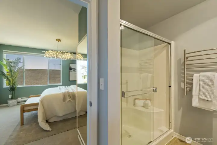 3/4 Bath in Primary Suite