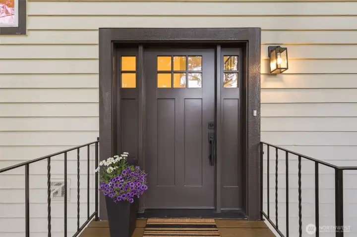 Front door porch