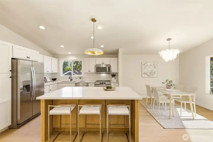 Kitchen island seating
