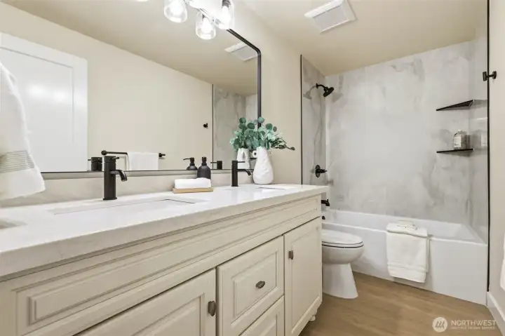 Lower level bathroom