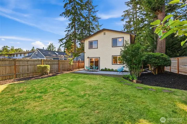 Nice backyard
