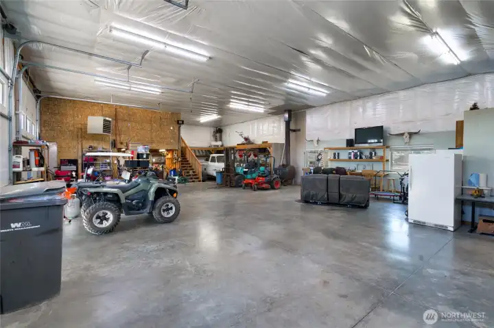 Incredible shop space! Fully insulated. Dedicated workshop spaces (woodshop room upper and lower mechanics workbenches) Rebar reinforced slab, 220 plug for welder, massive wood stove, shop heater is currently not connected to propane but has power and is utilized as a fan. A absolute dream setup! Incredible shop space! Fully insulated. Dedicated workshop spaces (woodshop room upper and lower mechanics workbenches) Rebar reinforced slab, 220 plug for welder, massive wood stove, shop heater is currently not connected to propane but has power and is utilized as a fan. A absolute dream setup!