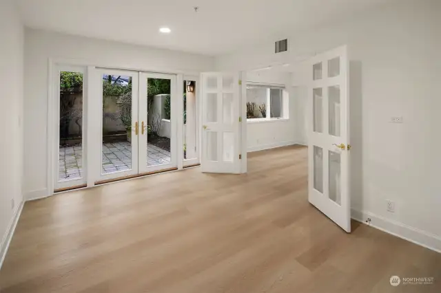 Sitting room, bedroom and ensuite bath.