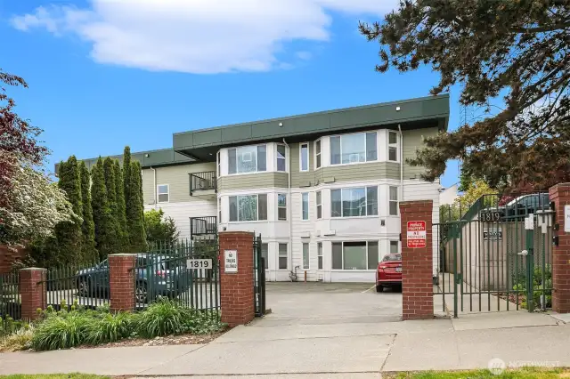 Fortune View sits on a corner lot on a tranquil, tree-lined street