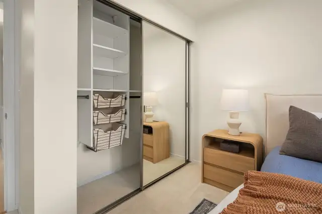 Custom closet design by California Closets