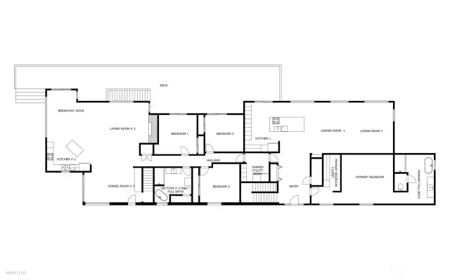 Main Level Floor Plan