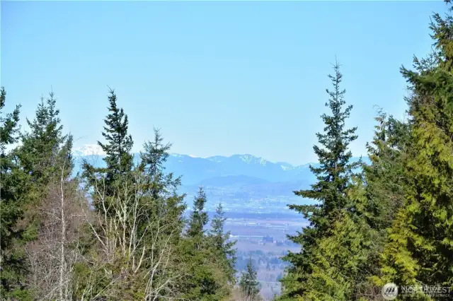 Project Photo looking north at the Canadian Coastal Mountain range