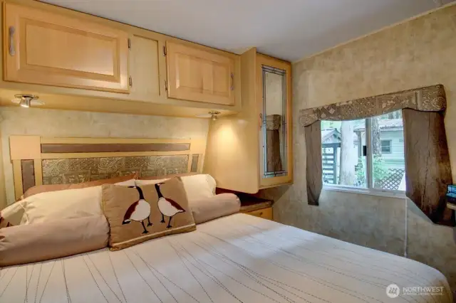 Bedroom with closet and storage space *Trailer potentially included in sale