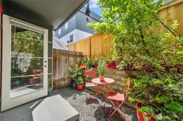 Private outside area